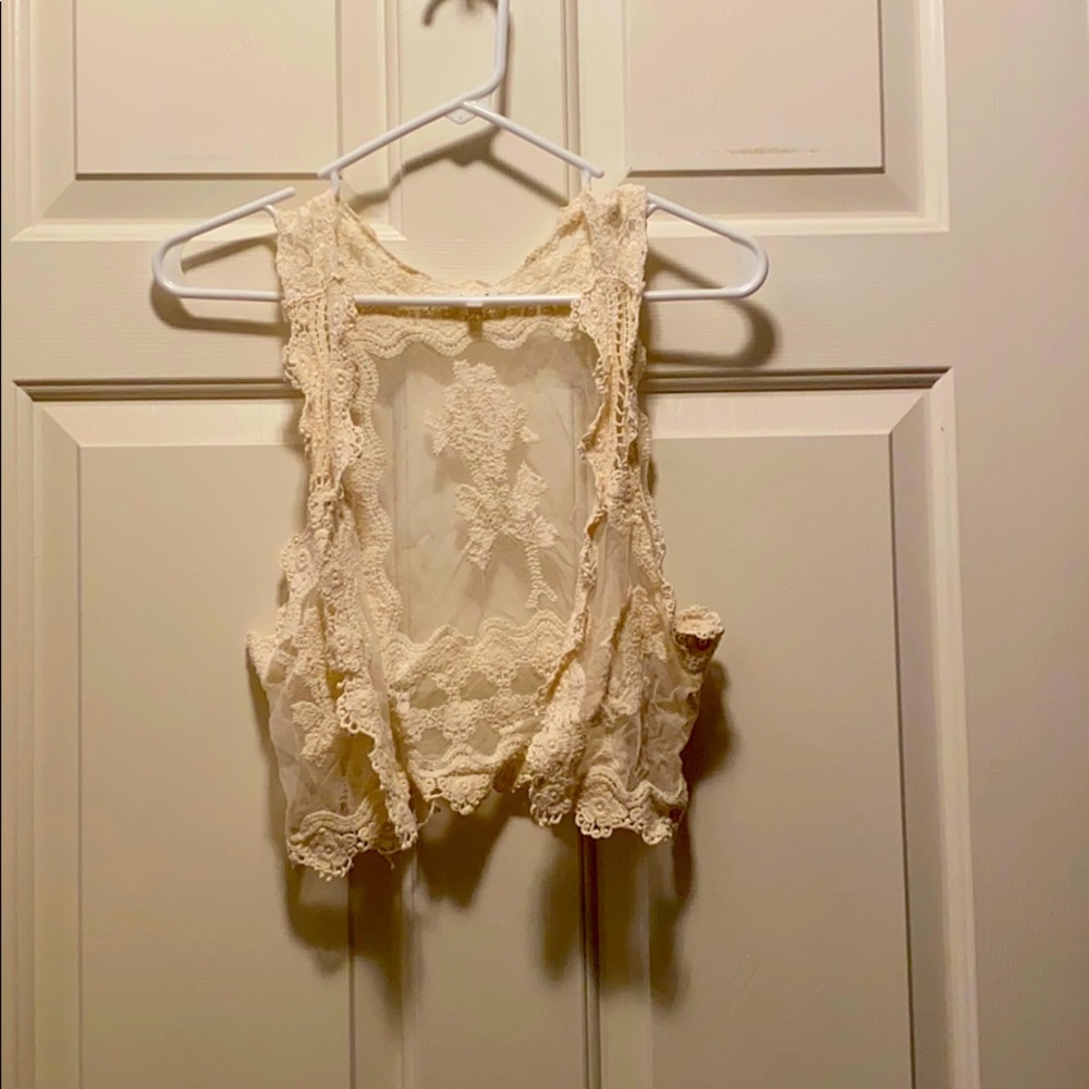 Cute lace vest